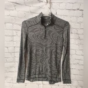 Smartwool Womens Merino 250 Baselayer Zip Up Swirl Patterrn Jacket Large